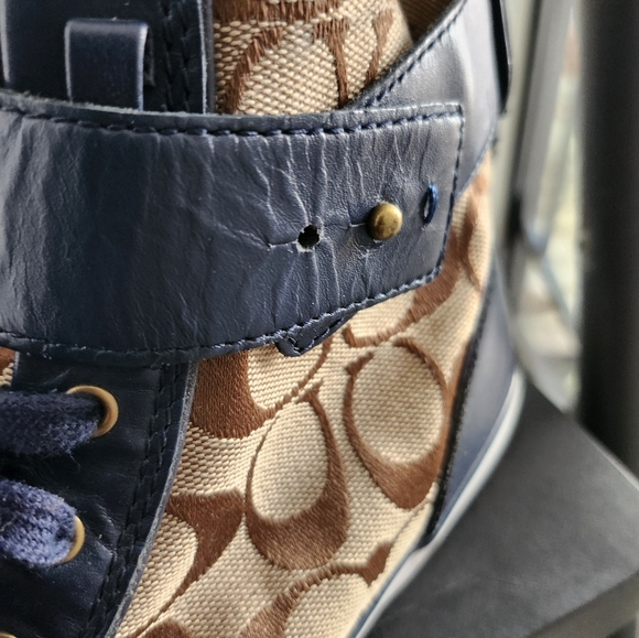 Coach Fashion Hightop Sneakers - Picture 6 of 10